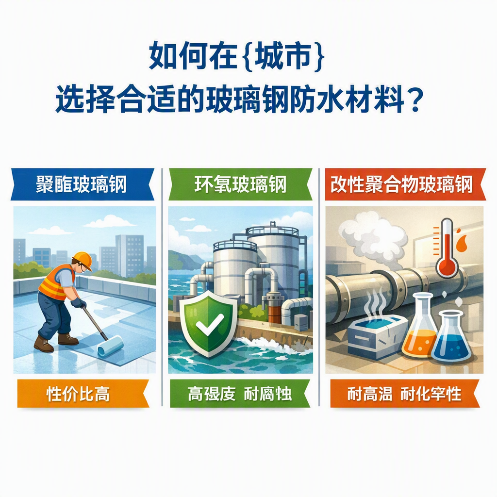 如何在定安选择合适的玻璃钢防水材料？