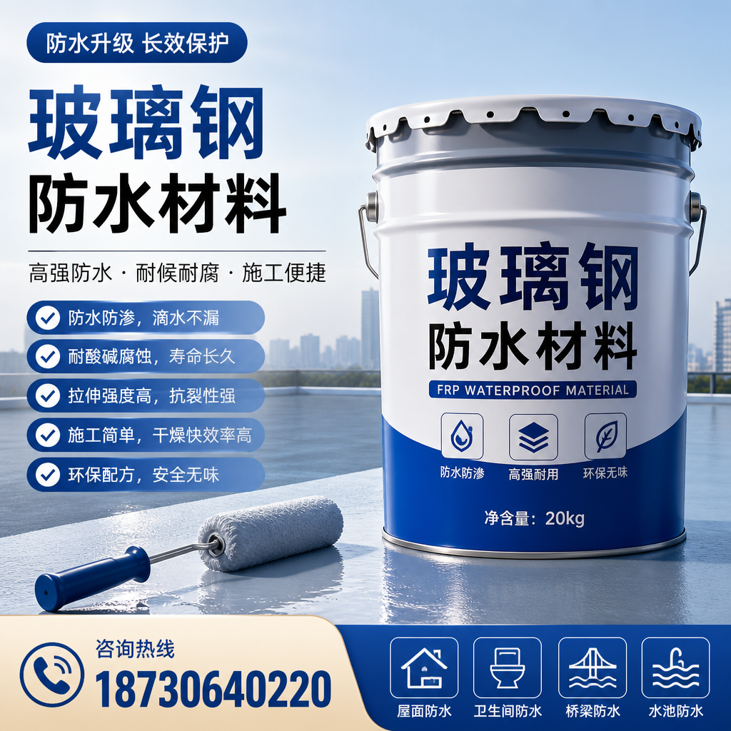 专家解析：玻璃钢防水材料的市场前景分析在 定安